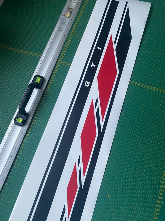 Premium Sticker Compatible with VW Golf Quality Decals Unique Design Easy Application