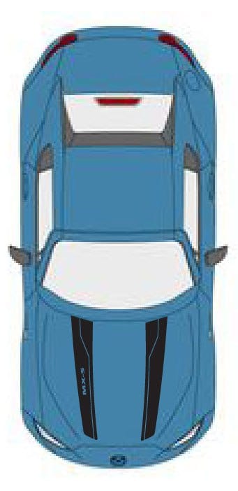 Autocollants Nouveau Style Design Classique Compatible Avec Mazda MX-5