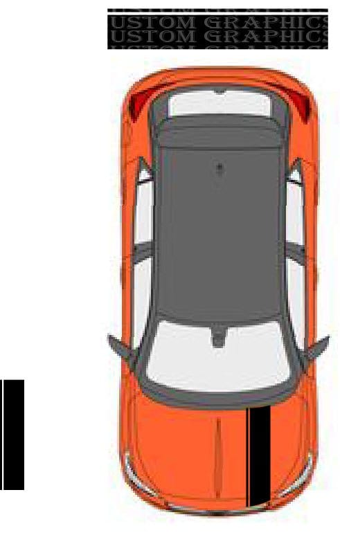 Premium Hood Vinyl Stickers Compatible with Opel Corsa Classic Design Exclusive decals