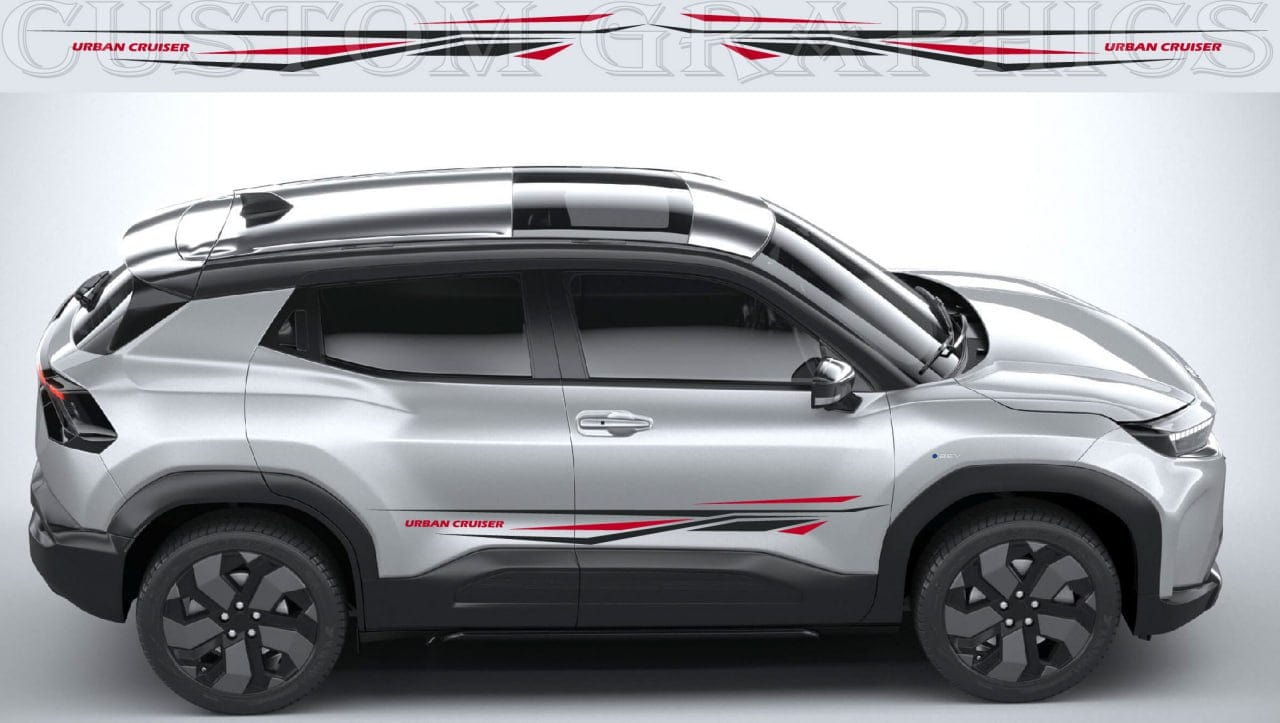 Stickers Compatible with Toyota Urban Cruiser Best Stylish Decals 