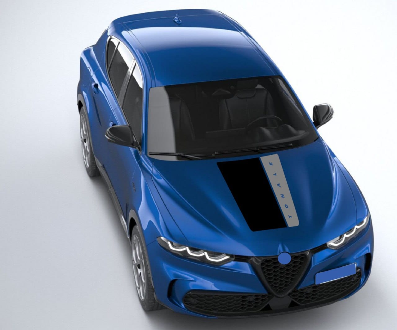 Stickers Compatible with Alfa Romeo Tonale New Hood Unique Design