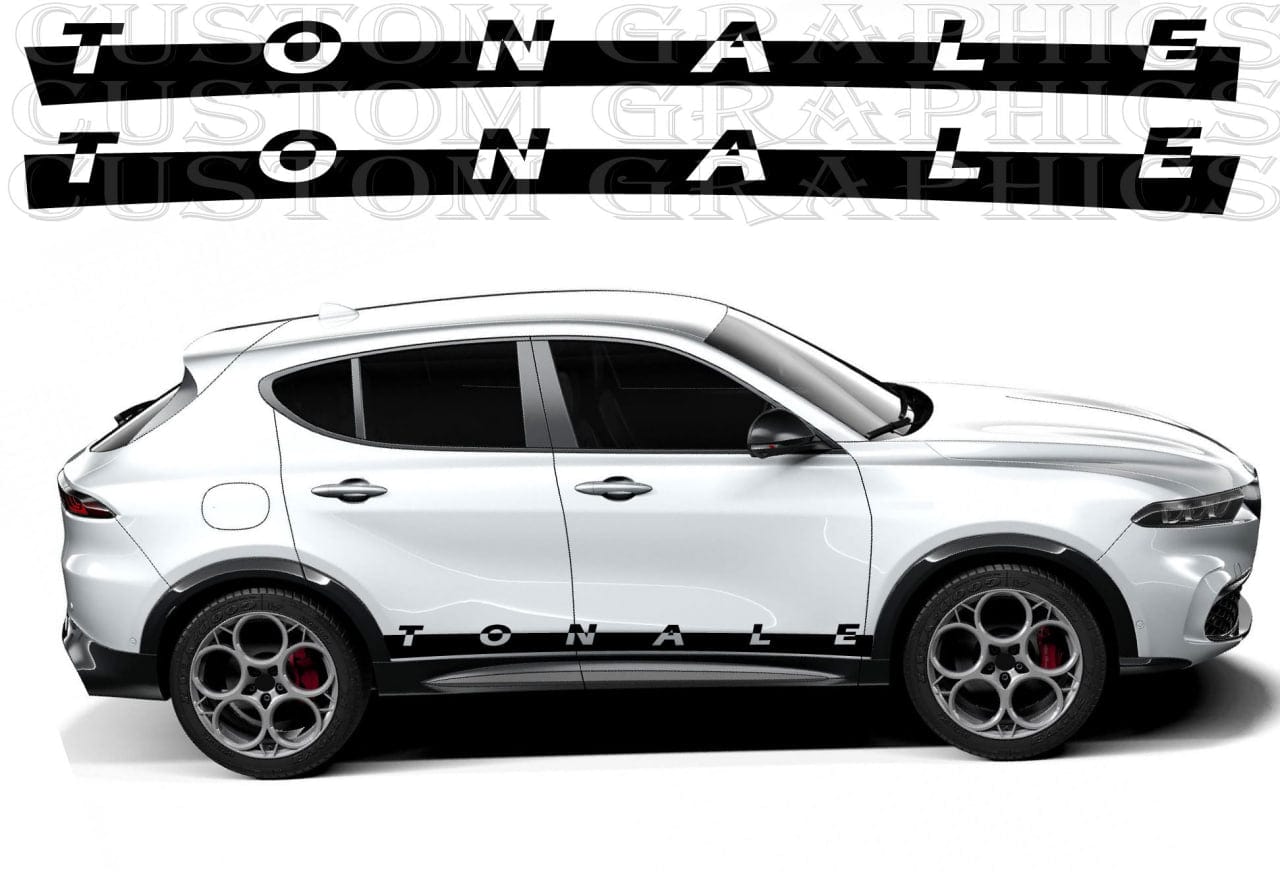 Premium Quality Stickers Compatible with Alfa Romeo Tonale