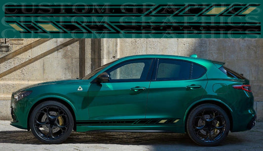Alfa Romeo Stelvio Styling Stickers premium quality decals
