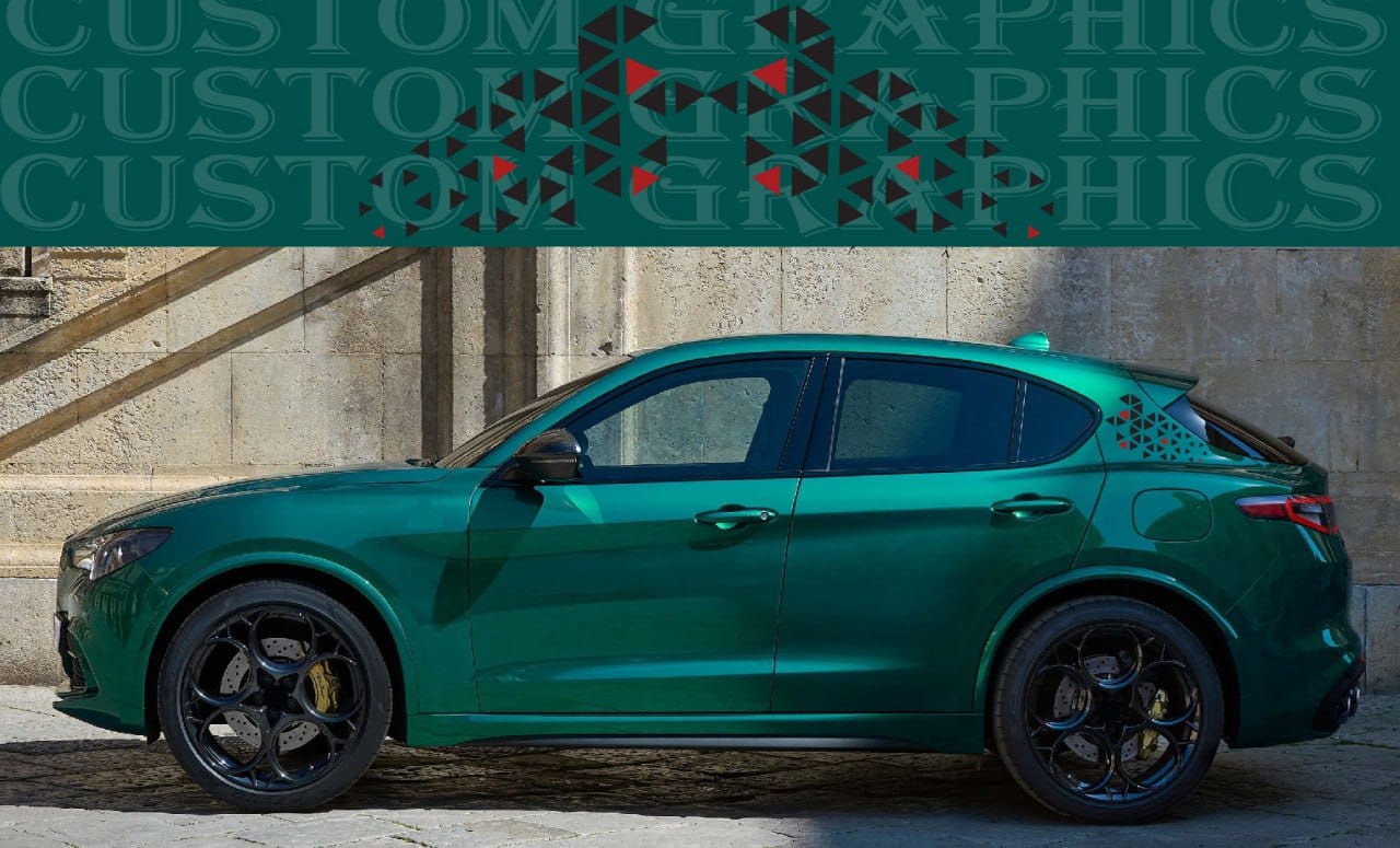 Premium Quality stickers work with Alfa Romeo Stelvio Unique Graphics