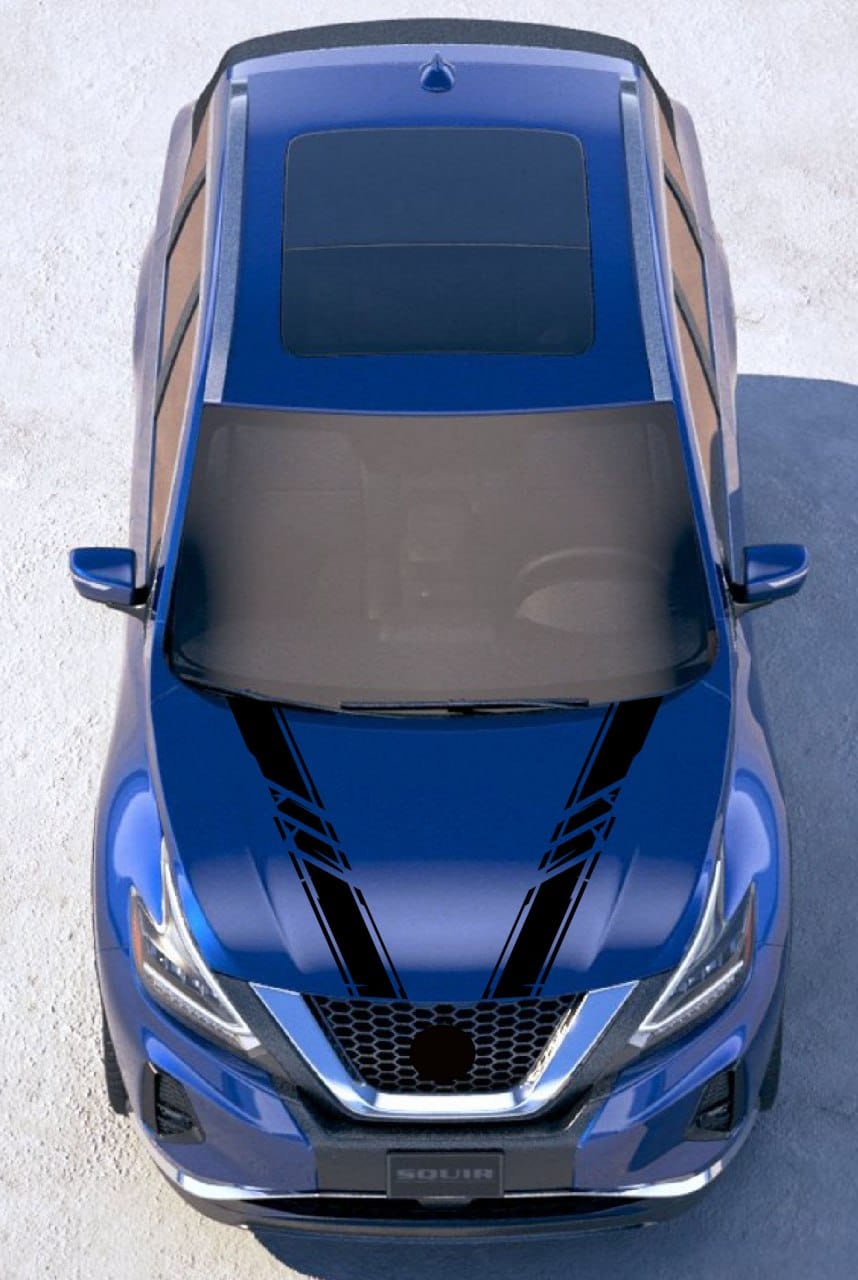 Premium Hood Stickers Nissan Murano – Unique Best Custom Design