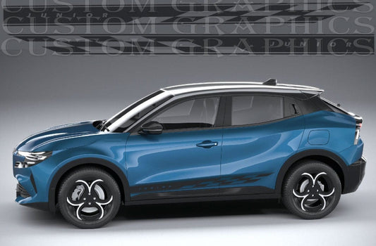 Custom Hood Stickers for Alfa Romeo Junior – Premium Vinyl Design"