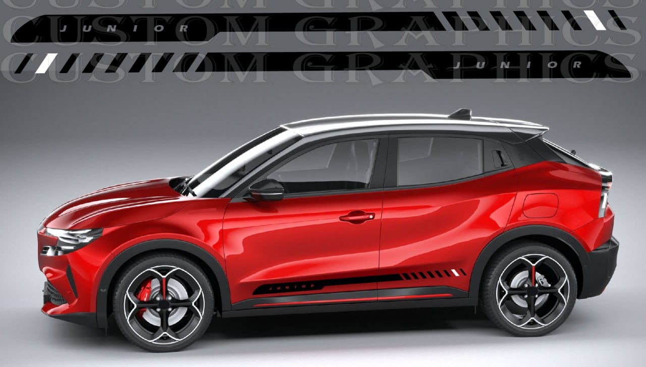 Upgrade Your Alfa Romeo Junior with Premium New Line Vinyl Stickers