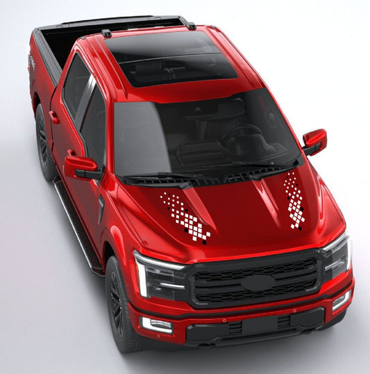 Premium Hood Vinyl Sticker Compatible with Ford F-150 – Figure Graphics