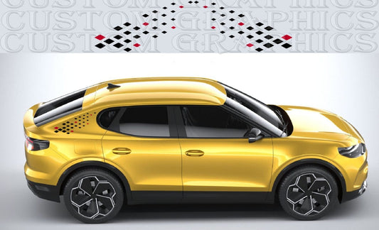 Performance Rear Stripes for Ford Capri – Easy Apply Vinyl Decals