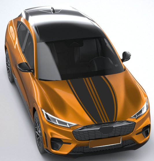 Premium Hood Sticker – Custom Work with Ford Mustang Mach E