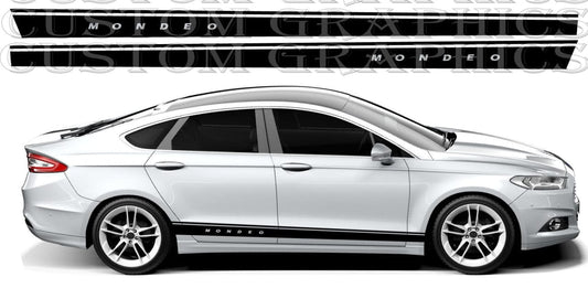 High-Gloss Vinyl Graphics for Ford Mondeo

