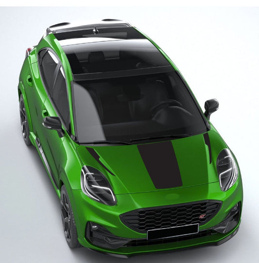 Sport-Inspired Graphics Kit Black Stripe Package for Ford Puma Body