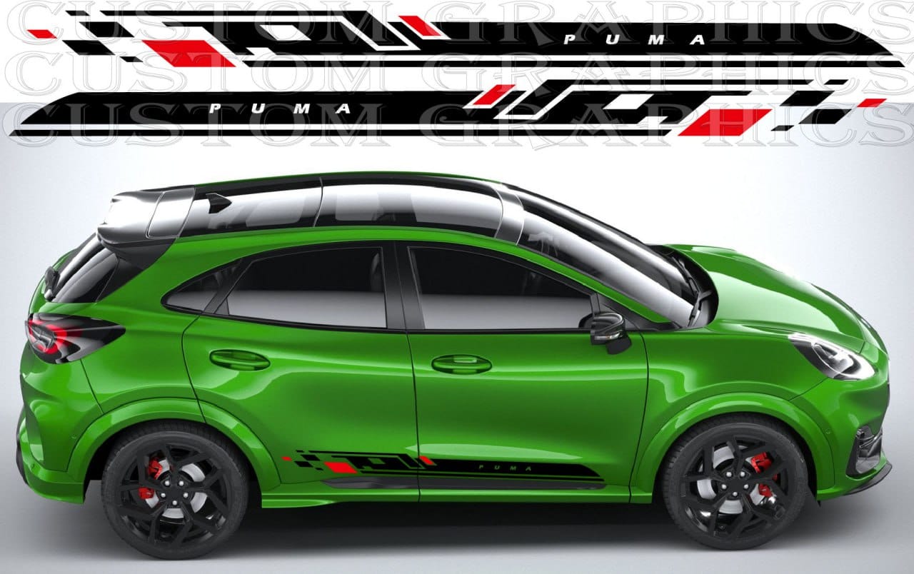 Ford Puma Roof Stripe – Clean Custom Look