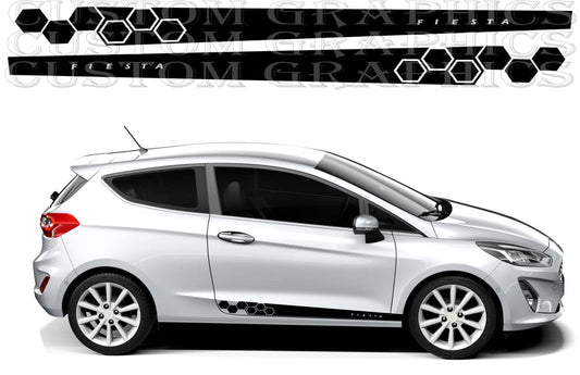Chrome delete trim wrap for 2-door Fiesta