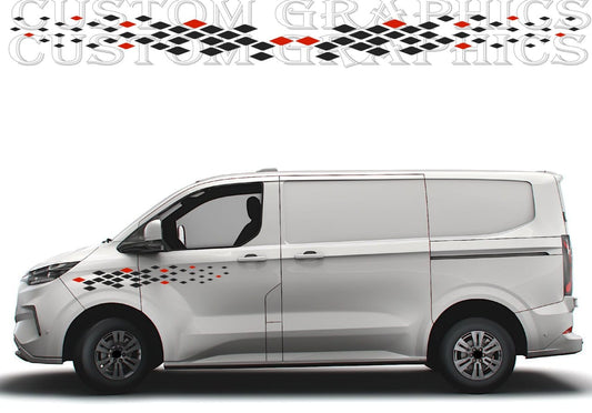 Precut window tint film for Transit van – medium roof