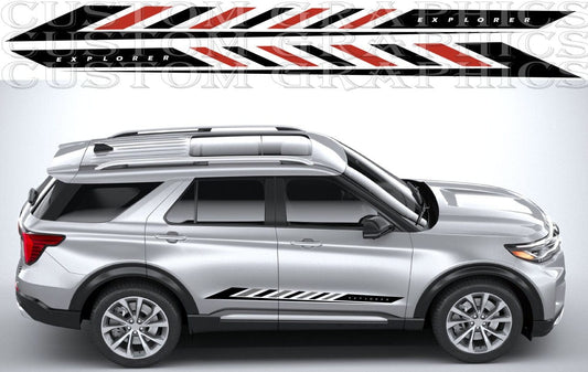 Personalized SUV Vinyl Stickers – Explorer Edition