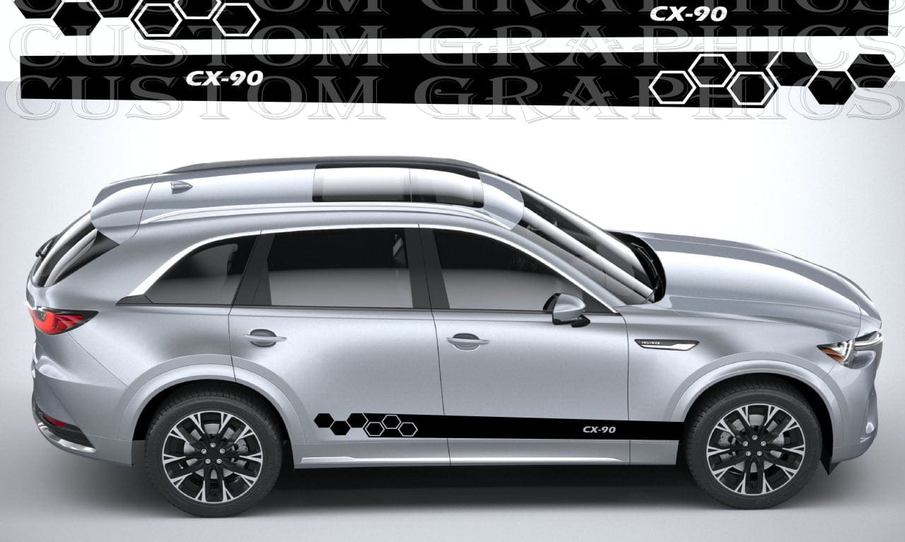 New Car Stickers for Mazda CX-90 New Honey line Design Not OEM