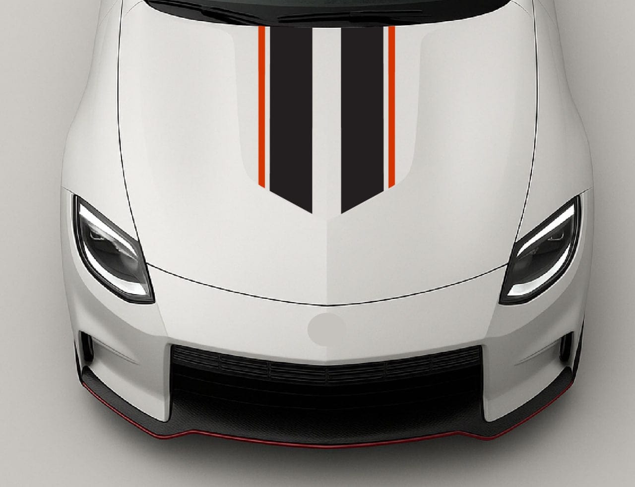 Performance Hood Line Graphic Compatible with Nissan Z – Durable Vinyl Sticker
