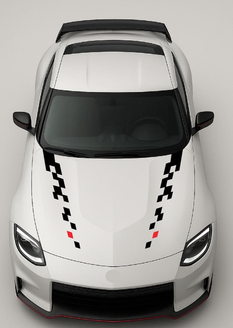 Custom Hood Line Sticker Compatible with Nissan Z – High-Quality Vinyl