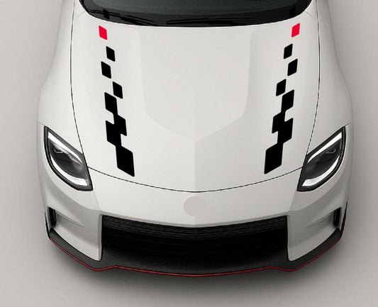 Sport Hood Stripe Vinyl Decal Compatible with Nissan Z – Sleek Line Style