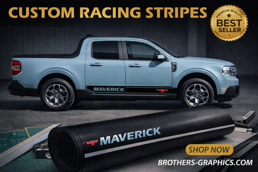 Premium Stickers Compatible With Ford Maverick Universal Decals Vinyl Graphics