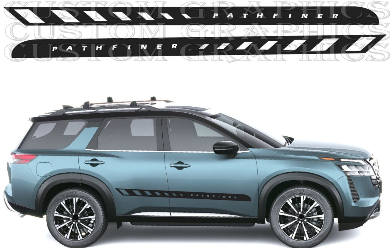 Autocollants haut de gamme compatibles avec Nissan Pathfinder Autocollant de voiture Design unique 