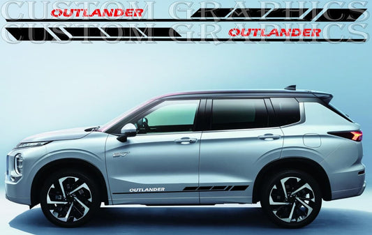 Stickers Compatible With Mitsubishi Outlander Tribal Block Design Man Gift