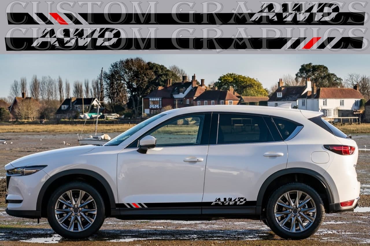 New Sticker Compatible with Mazda CX5 Vinyl Stripes Decals