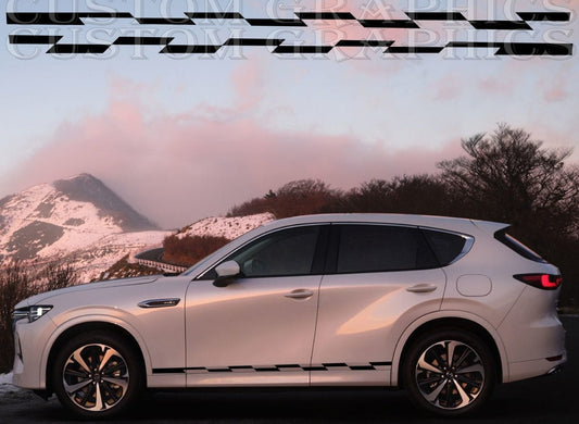 Figure Line Sticker Compatible with Mazda CX-60 New Vinyl Body Kit Decal