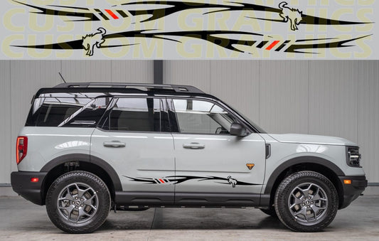 Compatible avec les autocollants Ford Bronco au design unique