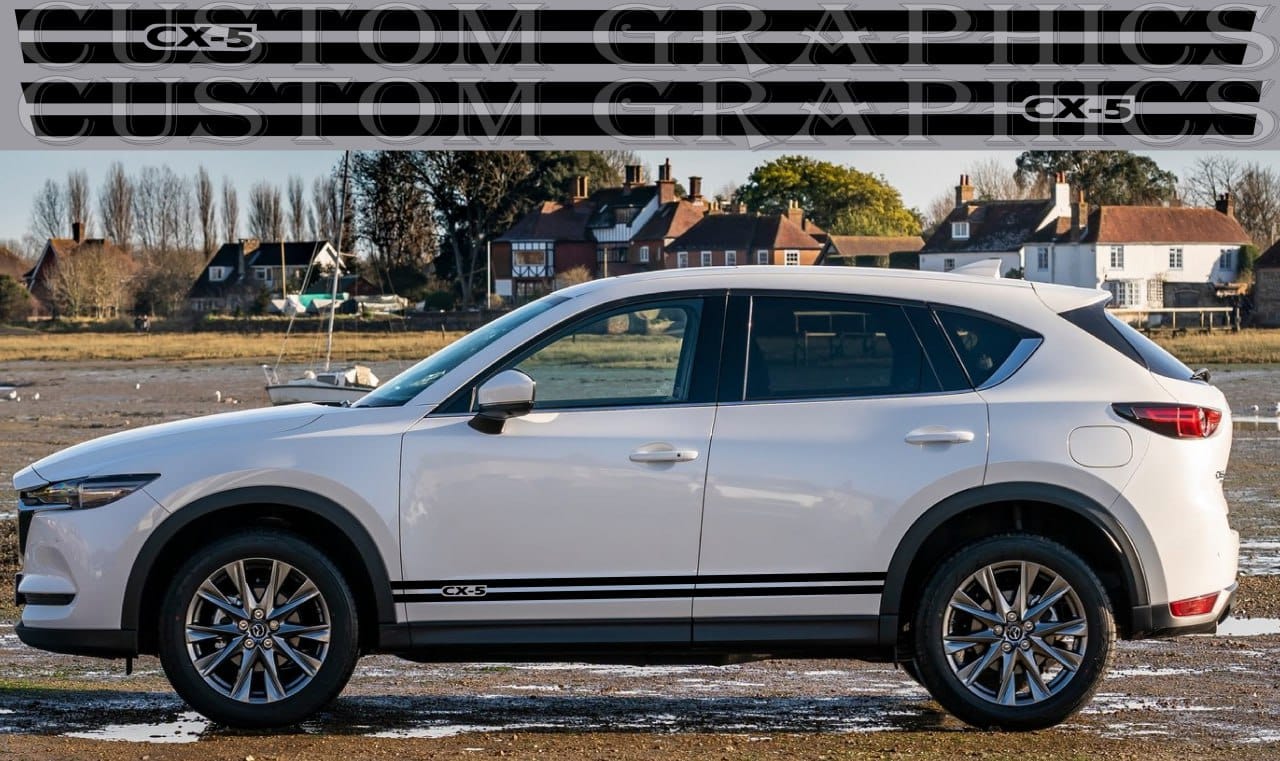 Classic Sticker Compatible with Mazda CX5 Vinyl Stripes Decals