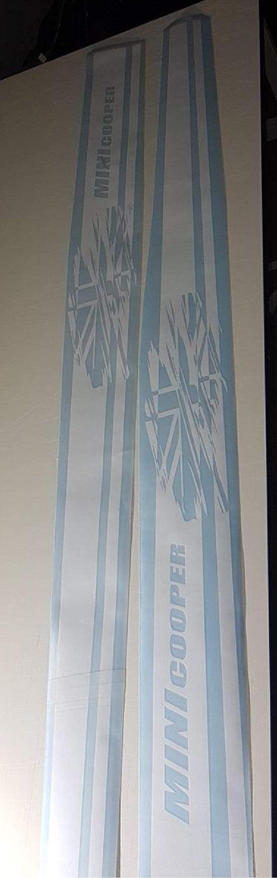 2x Decal Sticker Vinyl Side Racing Stripes for Mini Cooper Clubman John Cooper Countryman - Brothers-Graphics