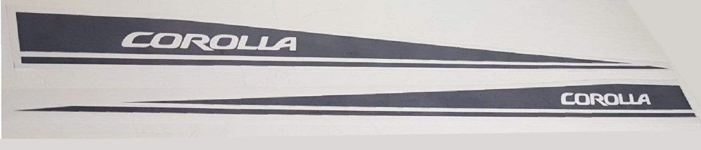 2x Decal Sticker Vinyl Side Racing Stripes for Toyota Corolla - Brothers-Graphics