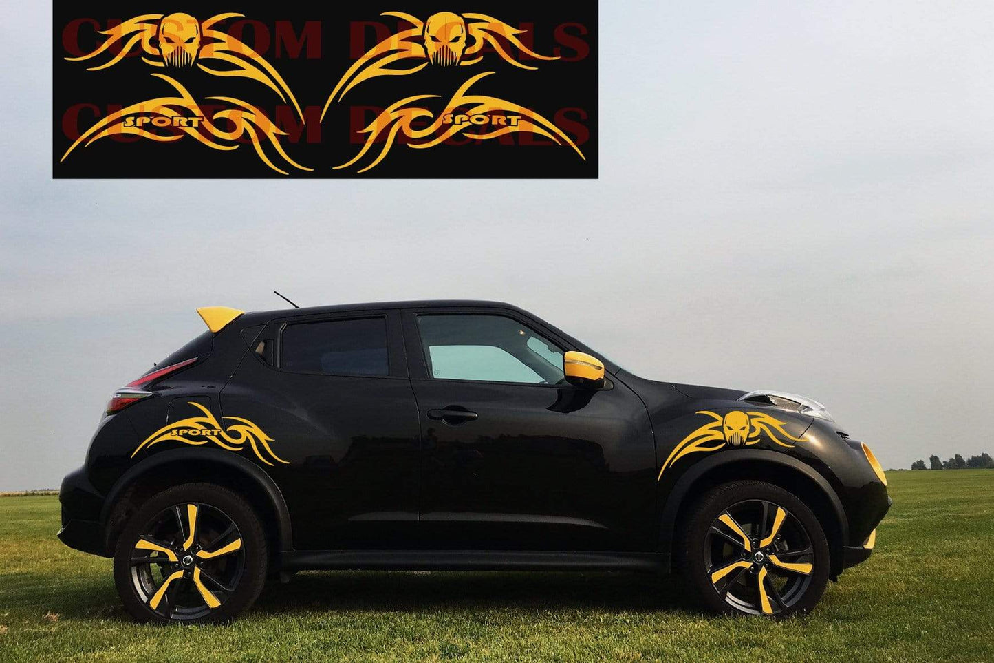 |Premium Vinyl Sticker Compatible With Nissan Juke 4 decals Design