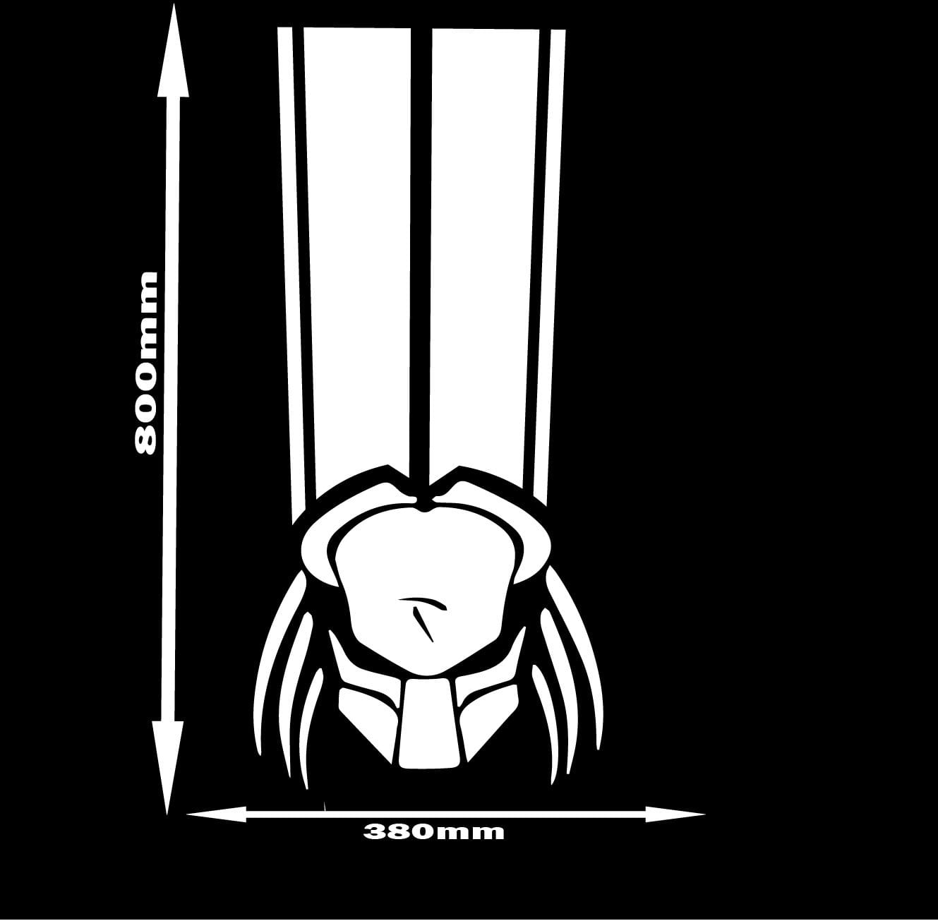 Alien Design vinyl | UNIVERSAL HOOD stickers | graphics hood stickers