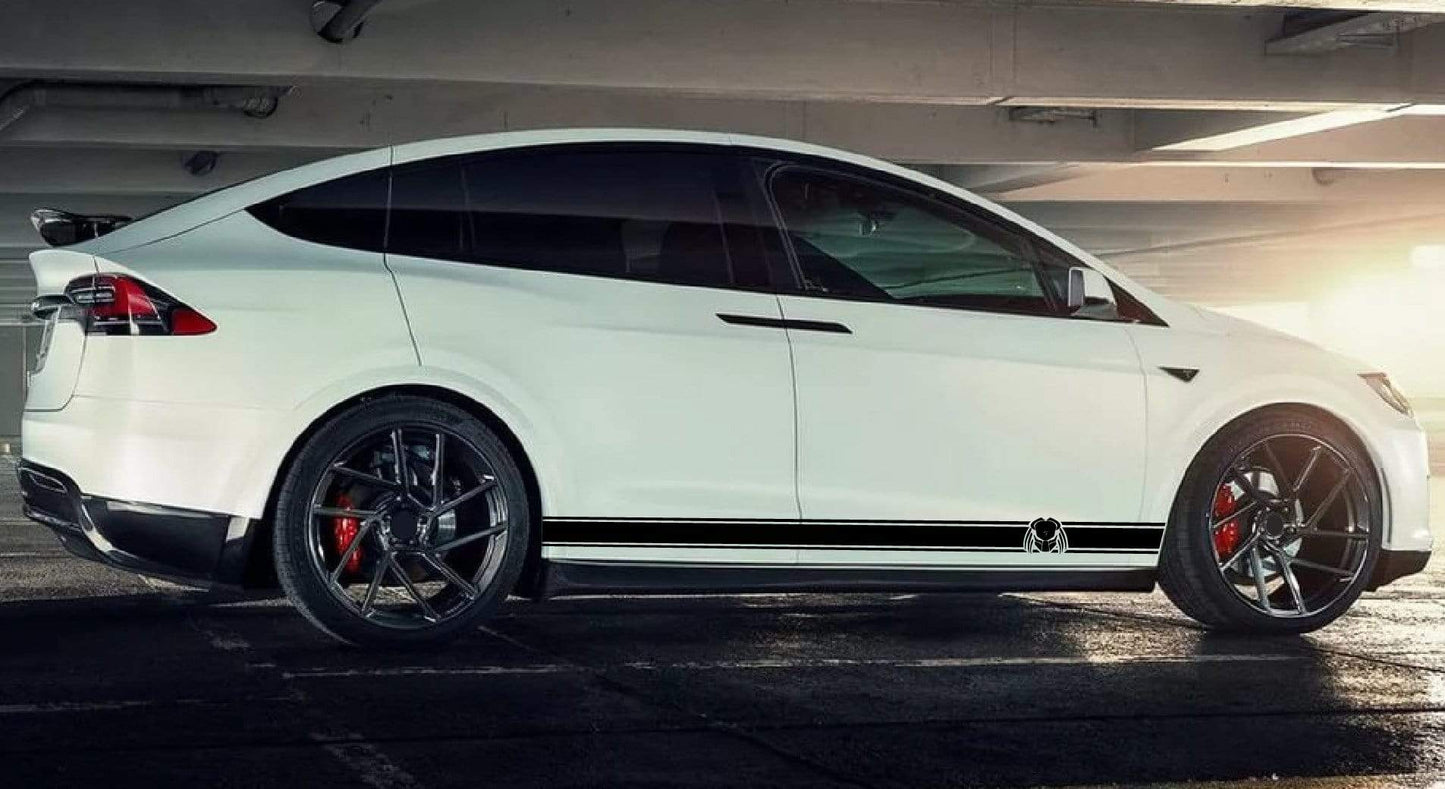 Alien Graphic Compatible with Tesla 3 | Tesla X Stickers | Tesla Y Stickers Tesla S