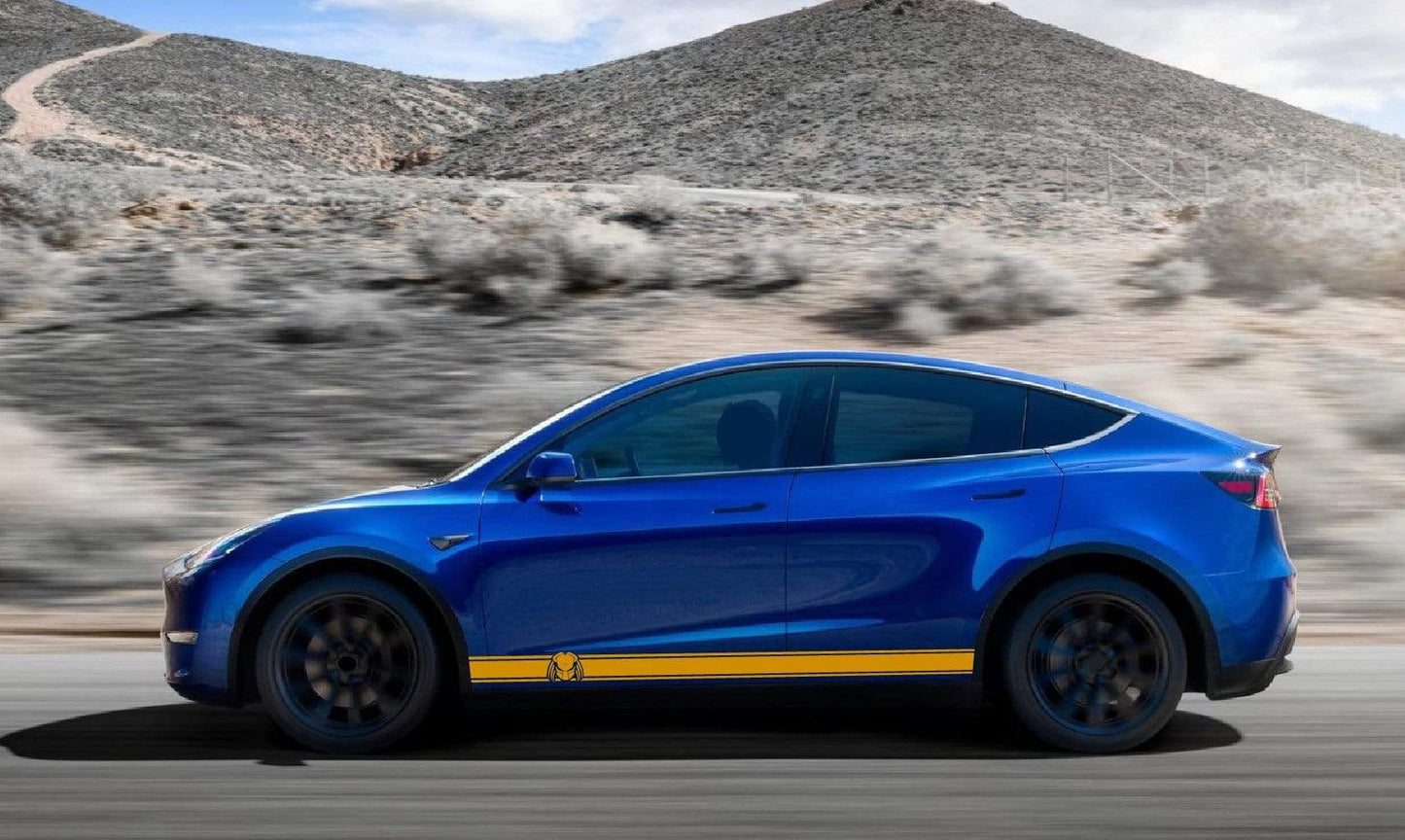 Alien Graphic Compatible with Tesla 3 | Tesla X Stickers | Tesla Y Stickers Tesla S