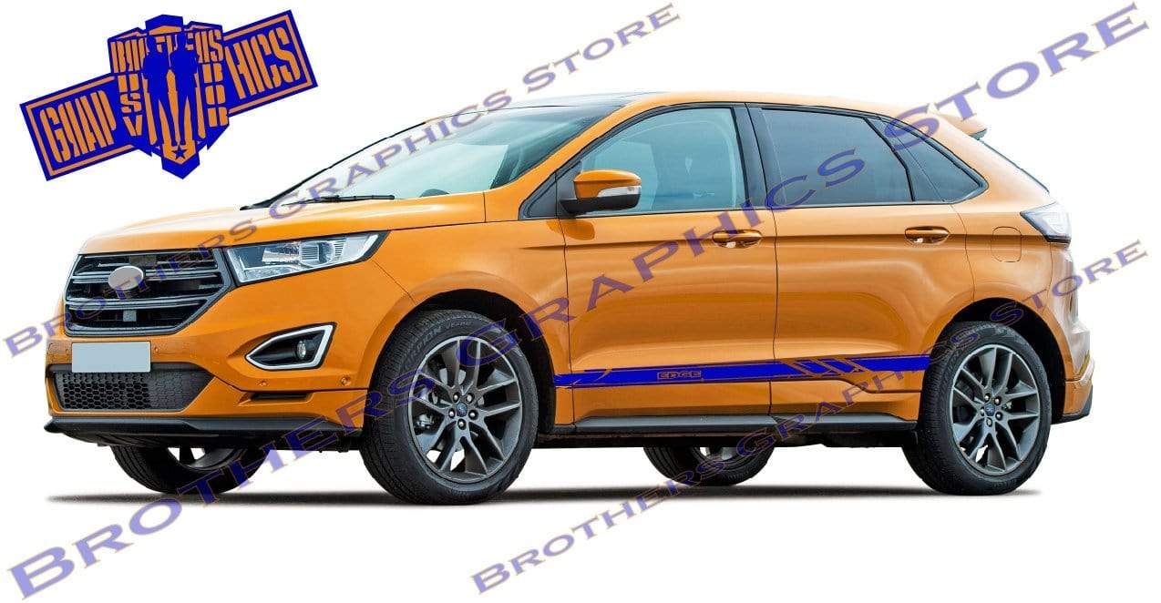 Premium Vinyl Stickers Compatible With Ford Edge Style Design