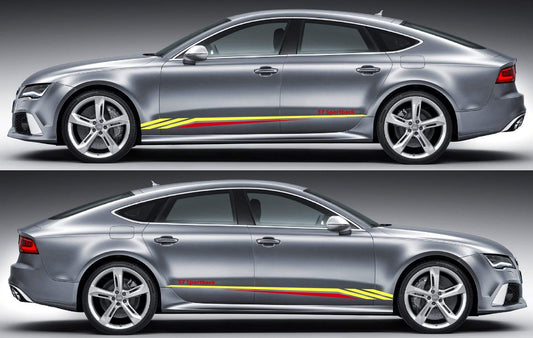 Attractive Stickers Custom Graphic Decals for AUDI A7 - Brothers-Graphics