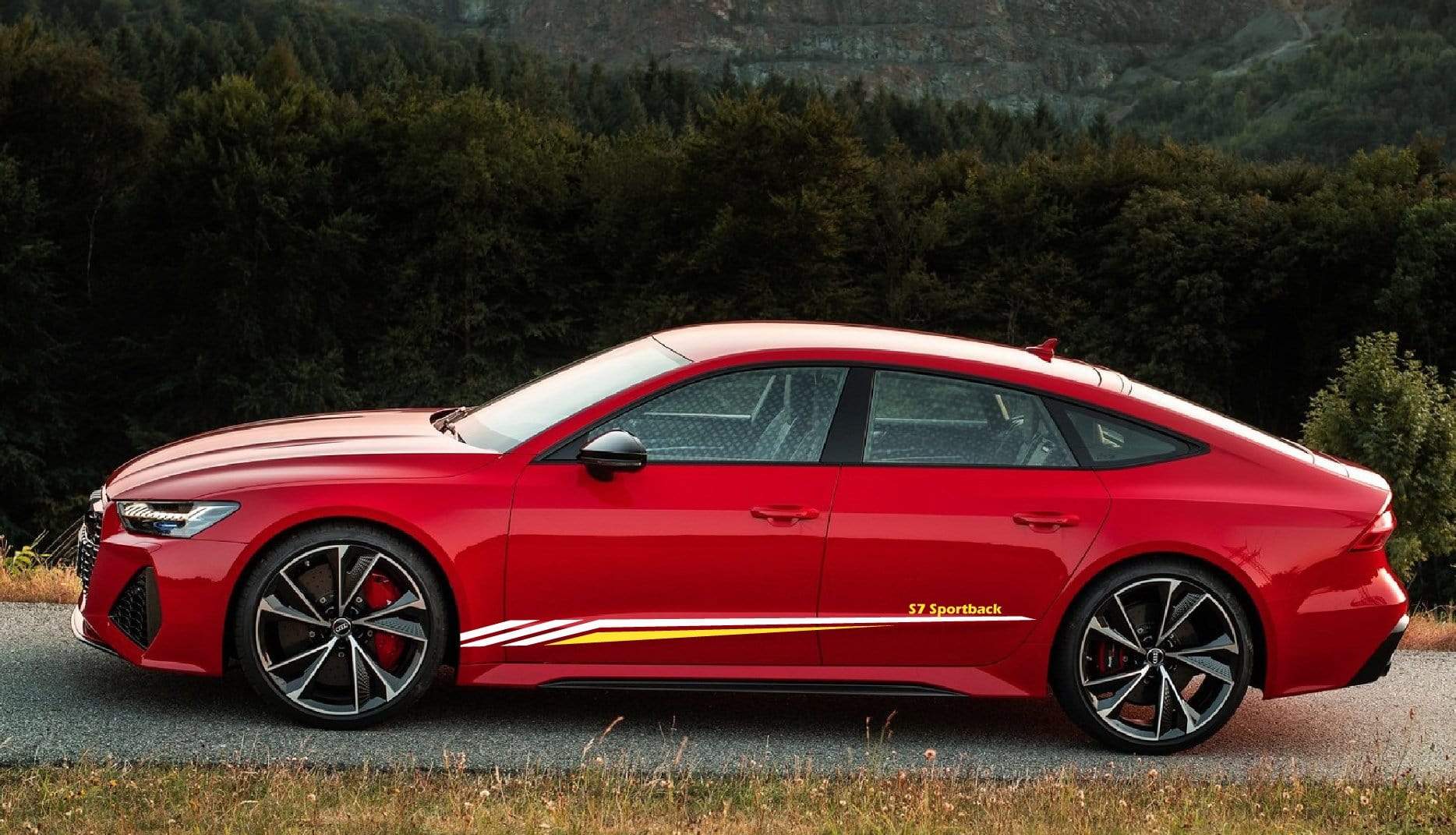 Attractive Stickers Custom Graphic Decals for AUDI A7 - Brothers-Graphics