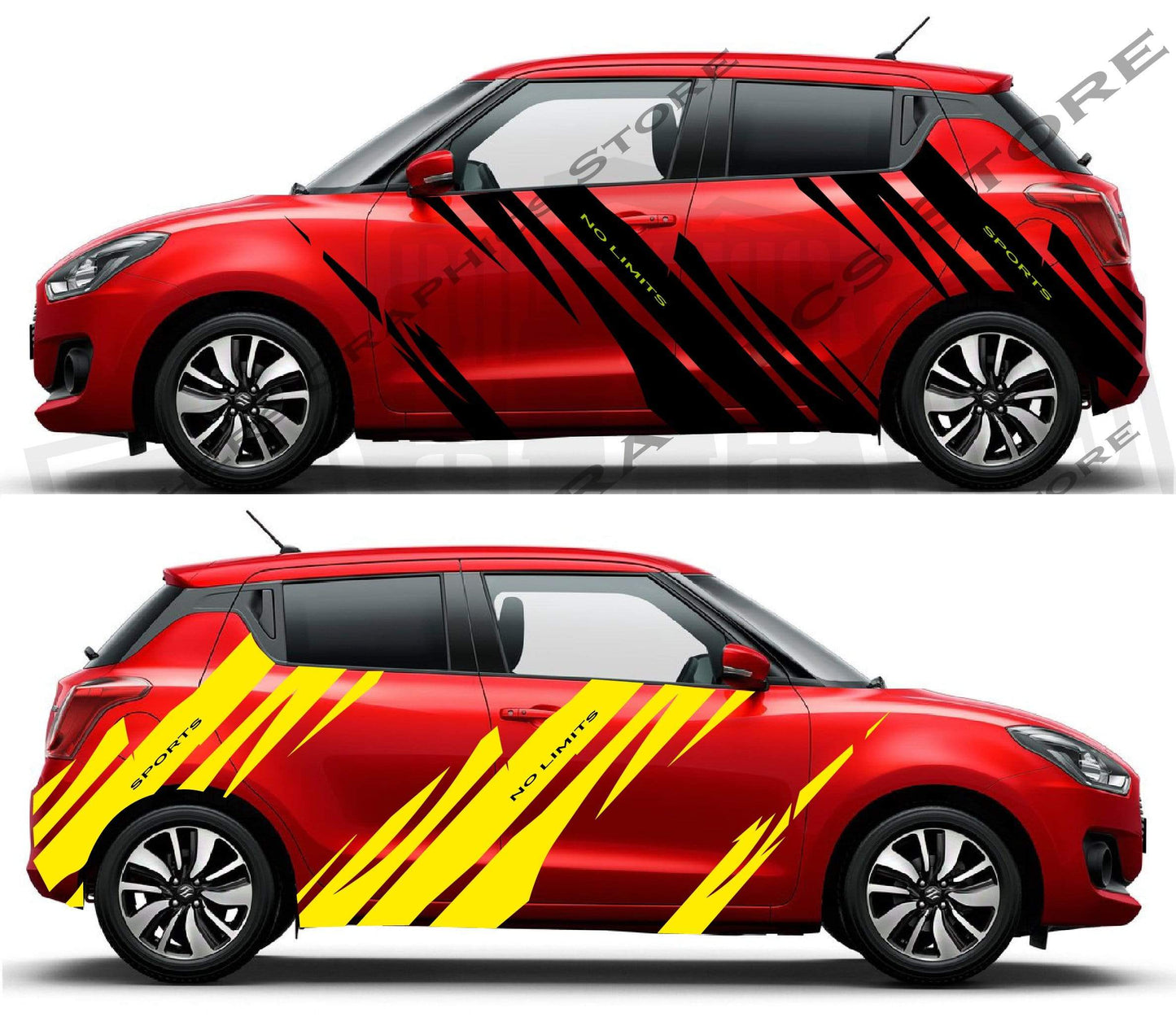 Attractive suzuki stickers for sale Suzuki decals Suzuki Swift decals - Brothers-Graphics