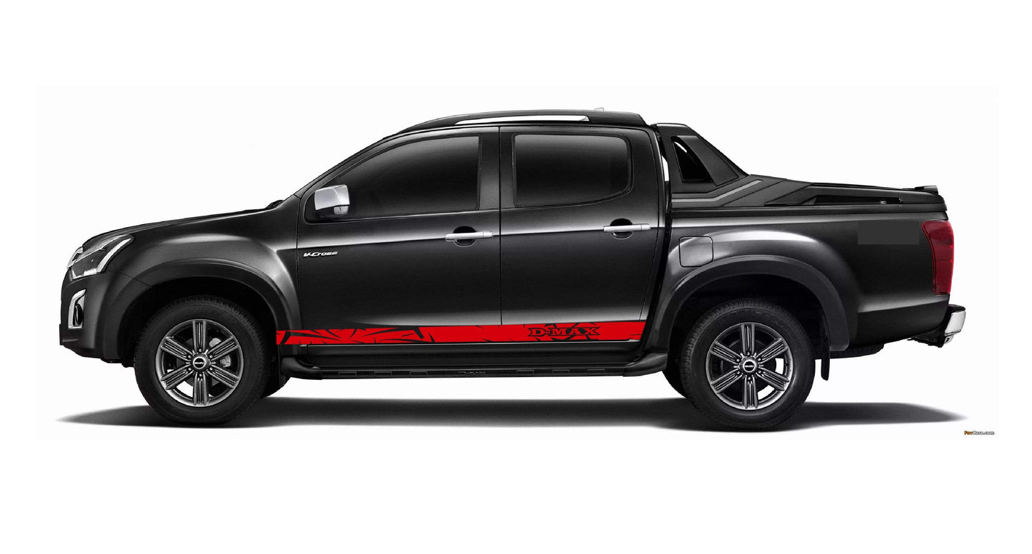 Attractive Vinyl Stickers Graphics line For Isuzu D-Max