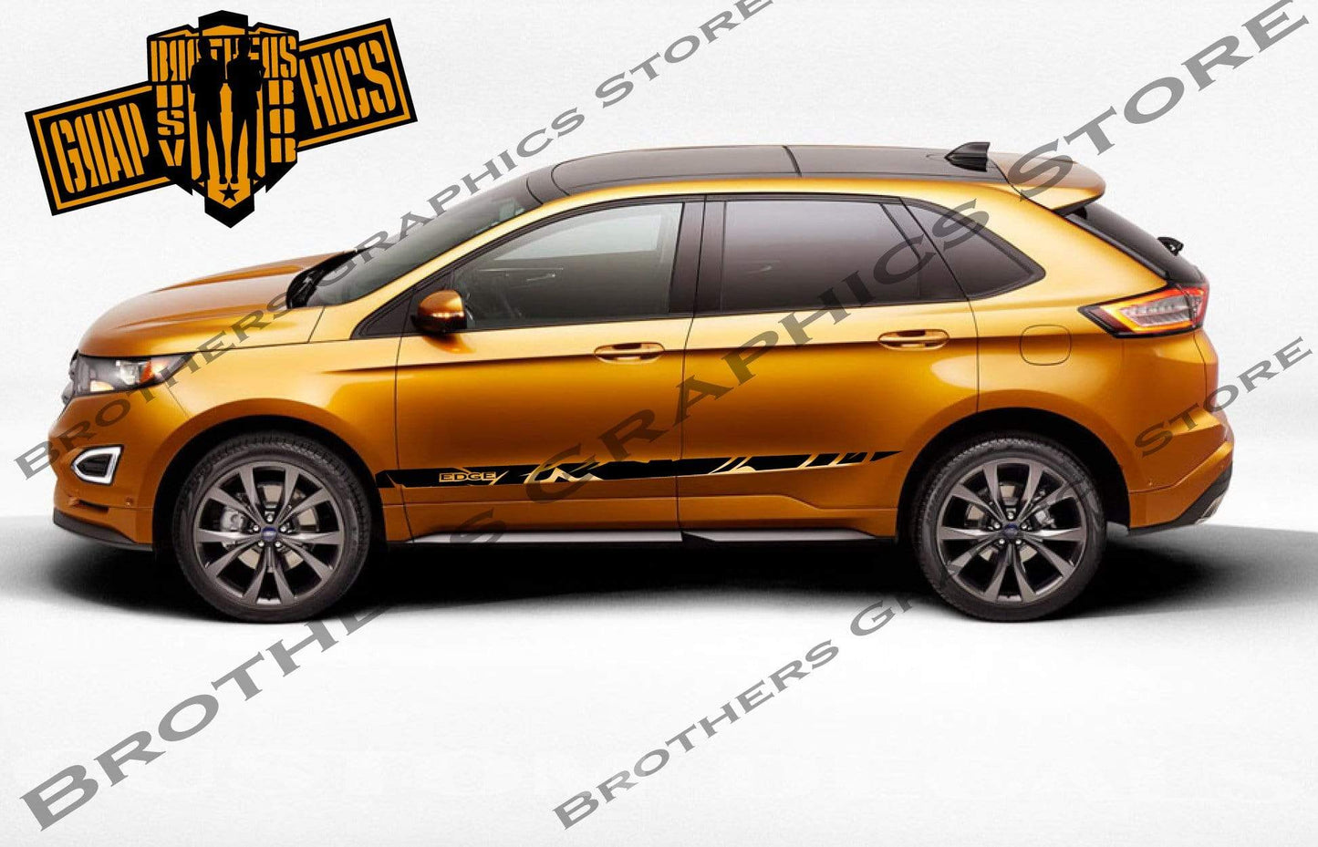 Beautiful Graphics Premium Vinyl Decal Side Bed Sticker Kit For Ford Edge