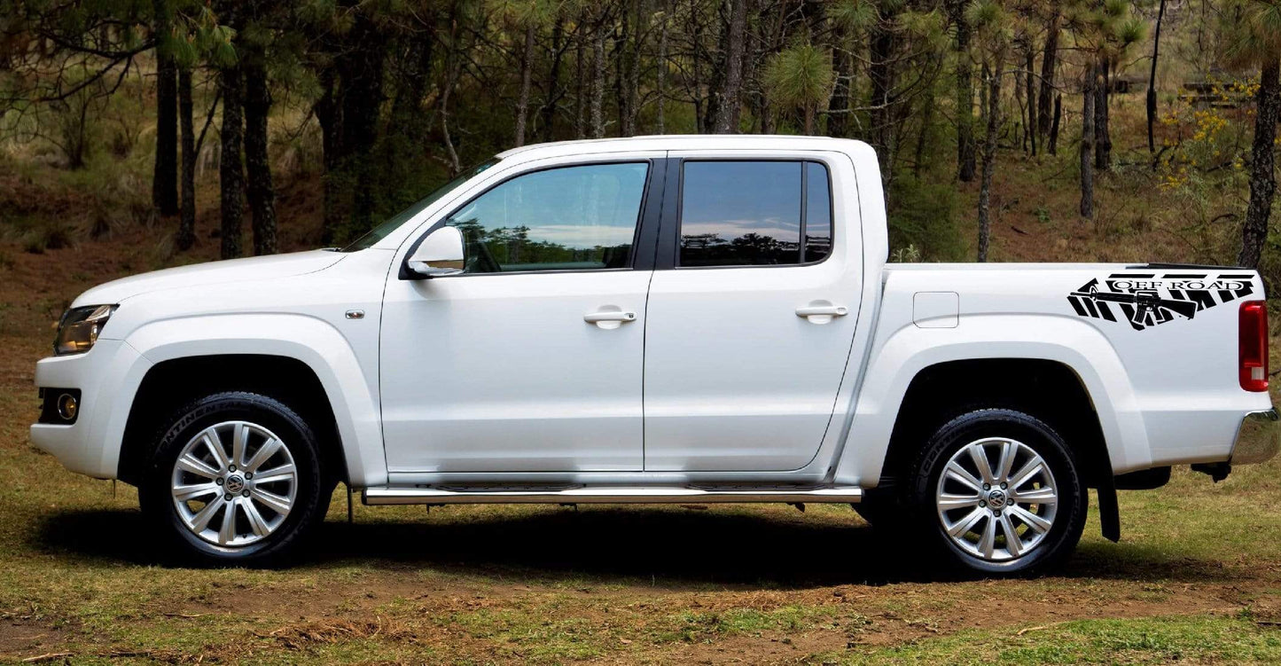 Beautiful M16 Graphics for Volkswagen Amarok | VW Amarok Line Stickers | VW decal kit | Amarok Stickers For MEN