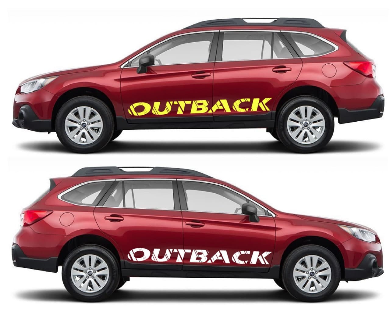 Vinyl Graphics Beautiful Unique Logo design Vinyl Stickers For Subaru Outback