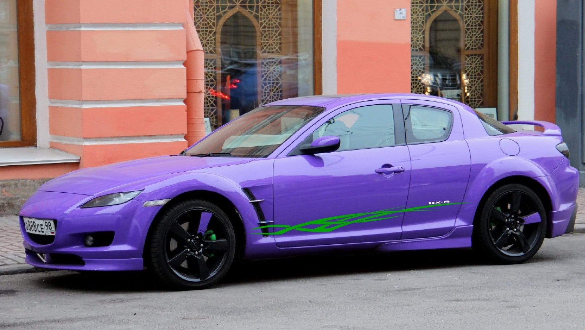 Premium Vinyl Stickers Compatible With Mazda RX-8 Tribal Design Automotive decals