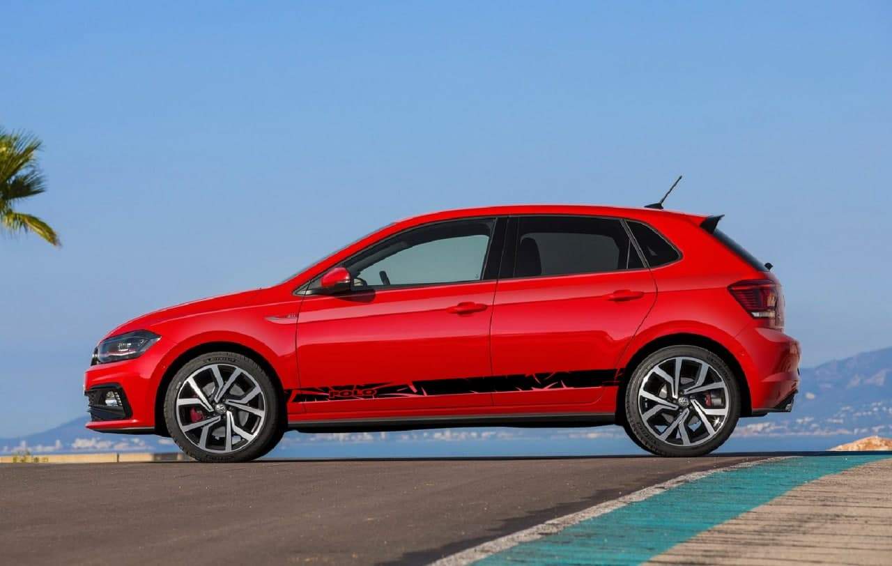 Vinyl Graphics Best design decal vinyl decal Compatible with VW Polo gift car sticker