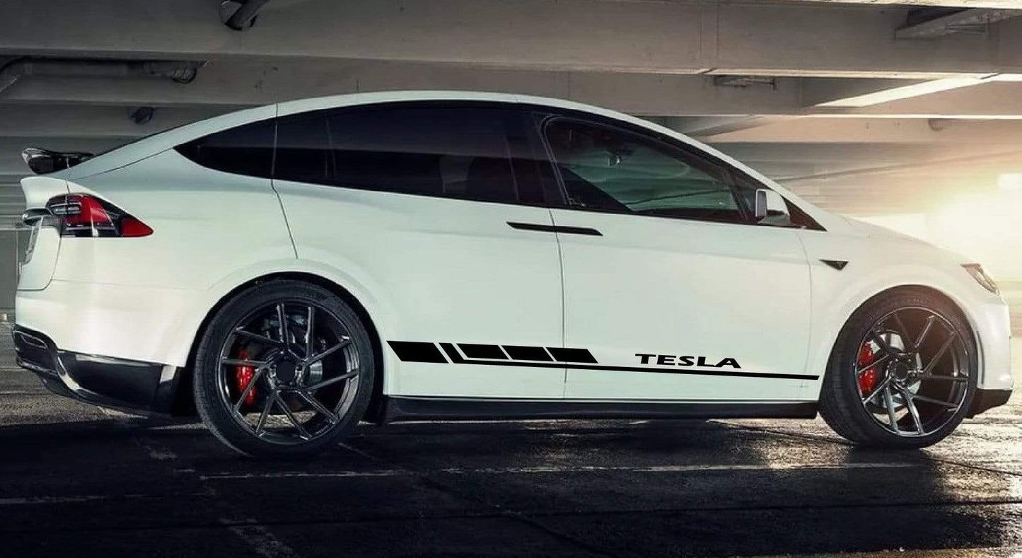 BLOCK Graphic compatible with Tesla 3 | Tesla X Stickers | Tesla S Stickers Tesla S decals