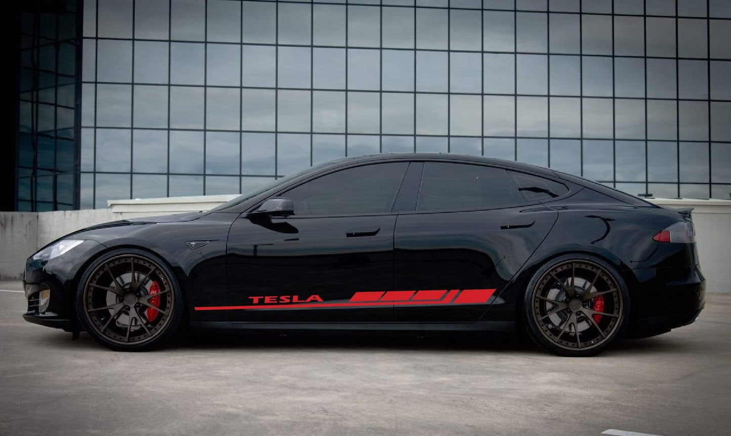BLOCK Graphic compatible with Tesla 3 | Tesla X Stickers | Tesla S Stickers Tesla S decals