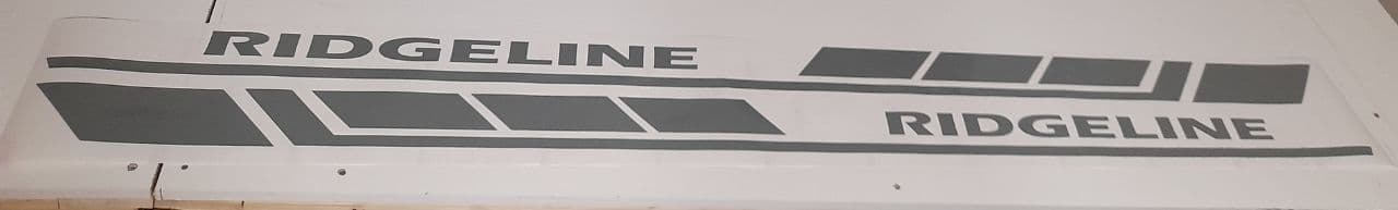 Vinyl Graphics Block Line Graphics Vinyl Stickers Compatible With Honda Ridgeline